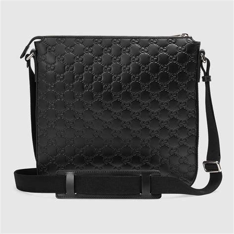 gucci large crest messenger bag|Gucci signature Messenger bag.